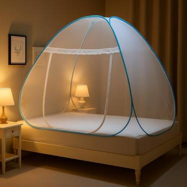 Imagem de Mosquiteiro Transparente Tenda Barraca Cama Portátil Acompanha bolsa 2x2m