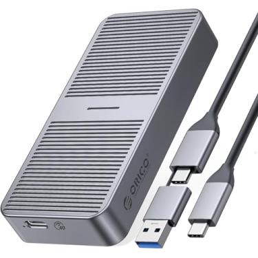 Imagem de ORICO Gabinete Ssd Nvme De 40 Gbps, Adaptador M.2 Para Usb-C Para Ssd Nvme M-Key 8 Tb Max, Gabinete Ssd Externo M2 De Alumínio, Compatível Com Thunderbolt 3/4 Usb3.2/3.1/3.0/Type - M224 Cinza