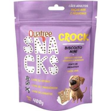 Imagem de Petisco para cães quatree snakcs crock biscoito mini 400g