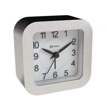 Imagem de Relógio Despertador Herweg Quartz Cromado Liso 265028 Único