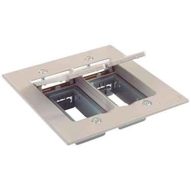 Imagem de Tampa 2 Posto Para Módulo Liz 4 X 4 Piso Cinza - Tramontina