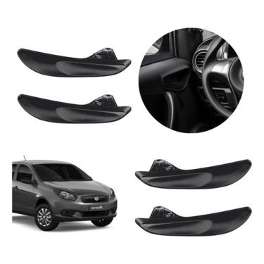 Imagem de Jogo 4 Gatilho Maçanetas Internas Preta Grand Siena Até 2019 - Un / 4 [f103]