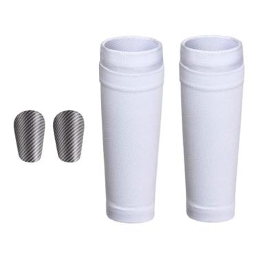Imagem de Deevoka 2 peças mini equipamento de futebol mini caneleiras para jogadores de futebol pequeno equipamento de proteção, XS