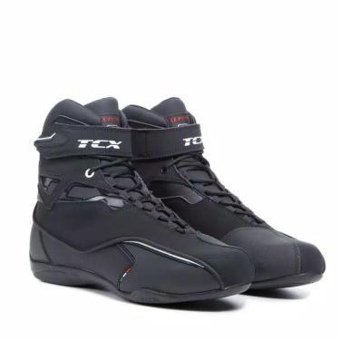 Imagem de Bota Tcx Tenis Pilotagem Moto Zeta WP Preto Curta-Masculino