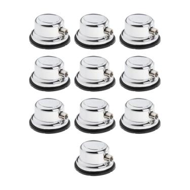 Imagem de TTETTZ Aros de Caixa com Almofadas para Pele, Instalação Fácil E Simples, Peças de Percussão Leves E Acessórios para Bateria, 10 Conjuntos