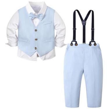 Imagem de Conjunto de roupas SANGTREE, colete de linho masculino, calça, camisa,