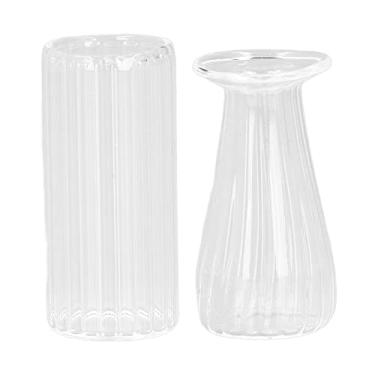 Imagem de Pilipane 1 12 Vaso de vidro de casa de bonecas, miniatura, faça você mesmo, simulado, realista, acessórios decorativos para casa de bonecas, paisagem, festa de casamento, jardim, padaria, sala de