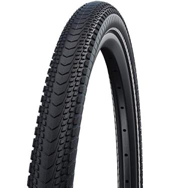 Imagem de SCHWALBE - Pneu de bicicleta Clincher dobrável Marathon Almotion Ebike e Touring | 700 x 38 | linha de evolução, V-Guard | preto/reflexivo