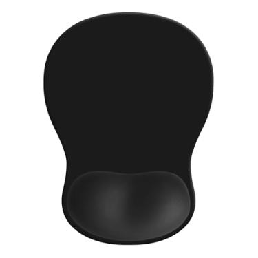 Imagem de Mouse pad de gel com descanso de pulso, mouse ergonômico côncavo com base de poliuretano antiderrapante e superfície lisa Tapete de acessórios de mesa confortáveis para escritório, jogos em casa e