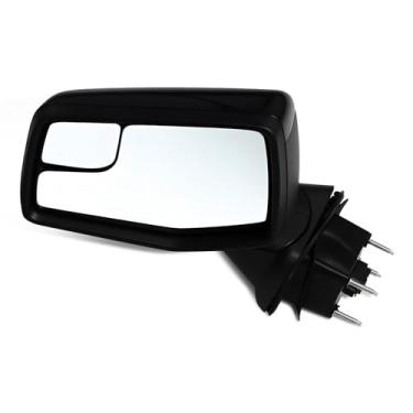 Imagem de Yunnergo Conjunto de espelho do lado esquerdo do motorista compatível com Silverado 1500 2019-2023 e Sierra Power e vidro aquecido e espelho retrovisor lateral dobrável manual de 5 pinos GM1320583