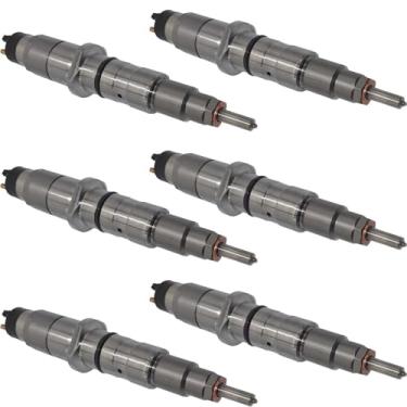 Imagem de HATRYIDA 6 peças de injeção de combustível 6754113010 para Komatsu PC200-8 D39EX-22 D39PX-22 GD555-5 GD655-5 GD675-5 HB205 HB215 PC2200 PC228 PC2400 PC270 Veículos WA200 WA250 WA320 WA380 SAAD107E-1