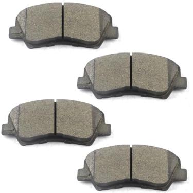 Imagem de GuuYebe Pastilhas de freio dianteiras de cerâmica, para Hyundai 2011-2016 Elantra GT Coupe Veloster, para Kia 2014-2018 Forte Koup Forte5,1543 D1543