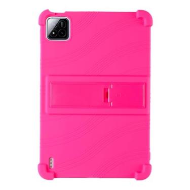 Imagem de QYiiD Capa para Xiaomi Pad 8/8 Pro 11,2 polegadas, leve, de silicone para crianças, capa protetora dobrável com suporte para tablet Xiaomi Pad8 de 11,2 polegadas, rosa
