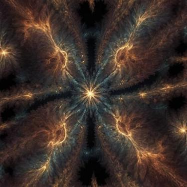 Imagem de Quadro Decorativo Galáxia Espiral com Buraco Negro - Arte Espacial para Sala e Escritório 30x30cm