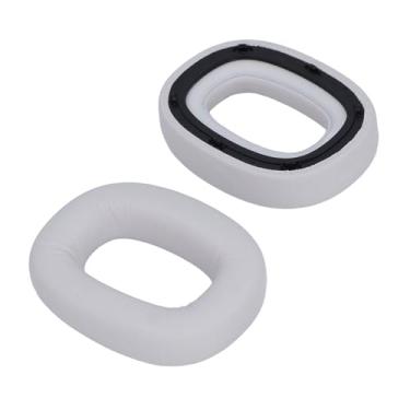 Imagem de Sanpyl Almofadas Macias das Almofadas da Orelha Substituição do Couro Proteína para Px8 Px7 S2-almofadas Duráveis ​​do Earpad para a Espuma Memória Isolamento de Ruído (Branco)