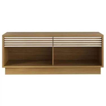 Imagem de Rack Ra2003 2 Gavetas Tecnomobili Natural/off White Natural/off White