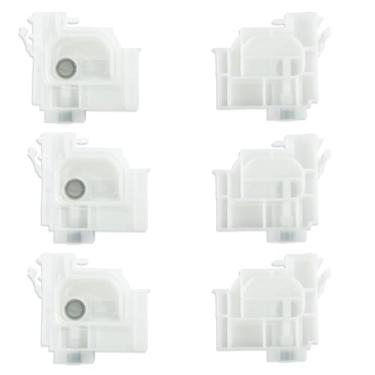 Imagem de WAXUEKIN 6 peças de amortecedor de tinta para impressora E-pson T502 102 104 ET-2500 ET-2550 ET-2600 ET-2650 ET-2700 ET-2750 ET-2760 ET-2710 ET-3760 filtro de descarga de tinta, amortecedor de tinta