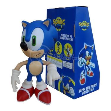 Imagem de Boneco Action Figure Sonic Grande Super Size - 23Cm - Sonic