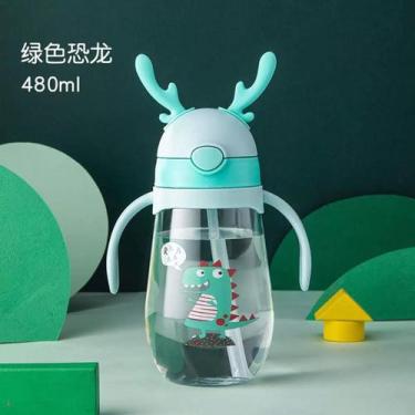 Imagem de Garrafa Infantil com Alça, Tampa e Canudo - Lyu