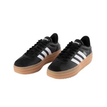 Imagem de adidas VL Court Bold Tênis plataforma feminino, preto/branco, 39
