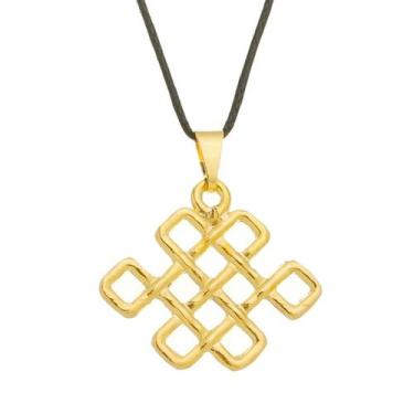 Imagem de Colar Nó do Amor Infinito Apaixonados 25mm - Sunshine Cristais, Dourad