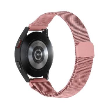 Imagem de Pulseira De Aço Inoxidável Milanesa Para Smartwatch Amazfit Active 2, 