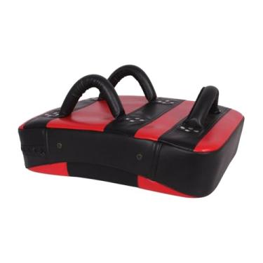 Imagem de kowaku Taekwondo Kick Bag Bag MMA PU Couro Exercício Karate Anti -Slip Black Kick Sparring Sparring Targamento da mão da mão