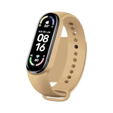 Imagem de Pulseira De Silicone Para Xiaomi Mi Band 7 6 5 4 3 Acessórios Para Sma