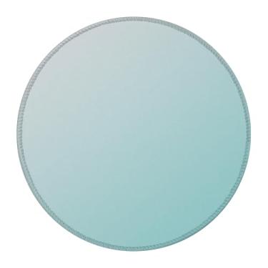 Imagem de Mouse pad redondo, gradiente azul 22,4 cm pequeno tapete de mouse para jogos, tapete de mesa com base antiderrapante e borda costurada, tapete de mouse para teclado de computador para trabalho em casa