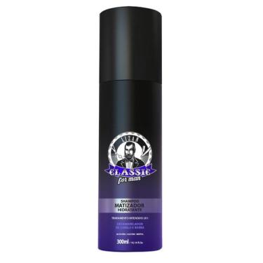 Imagem de Shampoo Matizador Hidratante Lizan Silver Line Classic 3X1 300ml
