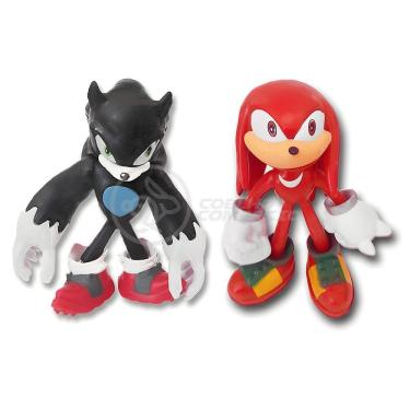 Imagem de Cartela Sonic The Hedgehog 3 Bonecos Miniaturas Sonic Knuckles E Werehog