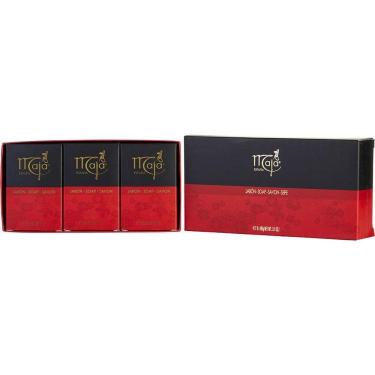 Imagem de Kit Presente Feminino Myrurgia Maja Set Of 3 Sabonetes And All Are 91g