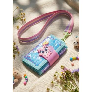 Imagem de Carteira Infantil Puket Gata Sereia Lavanda