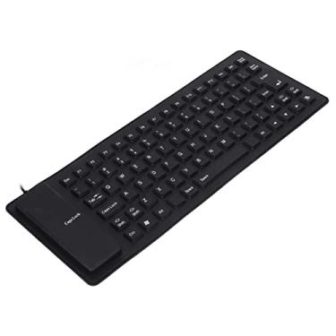 Imagem de SPYMINNPOO Teclado de Silicone Com 85 Teclas Teclado USB à Prova d'água Rolável para Viagens de Escritório Em Casa Design Leve e Portátil Com Digitação Silenciosa -40 ℉ a 176 ℉ (#13)