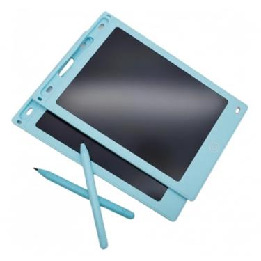 Imagem de Lousa Mágica LCD Tablet de Escrita e Desenho com Cores e Tamanhos Especiais – Educativos e Divertidos (Azul, 8,5 polegadas)