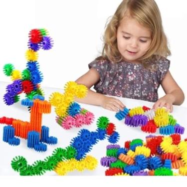 Imagem de BLOCOS DE MONTAR DIFERENTES BRINQUEDO INFANTIL EDUCATIVO 84 PÇS BRINQUEDO DE ENCAIXAR MENINOS MENINAS NATAL