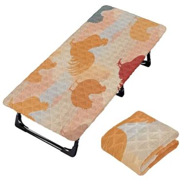 Imagem de Burbuja Lençol de berço de galo para crianças, lençol de cochilo acolchoado portátil com faixa elástica para meninas e meninos, lavável na máquina, 63,5 x 127 cm