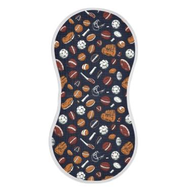 Imagem de STAYTOP 1 peça de bolas e luvas esportivas panos de arroto para bebês - panos de arroto para bebês meninos meninas e toalha de recém-nascido, panos grandes absorventes para arrotar