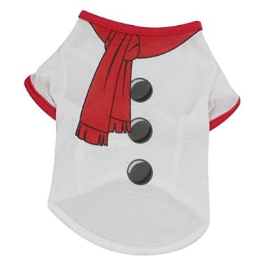 Imagem de Camiseta para Pets Cães Roupas Fantasia Camisetas com Alta Elasticidade Trabalho Exquisito Gola Redonda Perfeito Festas Ocasiões de Celebração Uso Diário