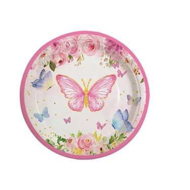 Imagem de CWPJUNDGP Festa de aniversário, copos de papel, pratos de papel, festivais descartáveis locais de festa temática, atmosfera de decoração, utensílios de mesa