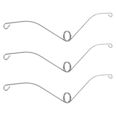 Imagem de Kisangel Conjunto de 3 Presilhas de Mola, Presilhas de Mola de Torção de Metal para Substituição Em Acessórios de Reparo de Exaustores de Teto E Tampas de Ventilação Embutidas de Banheiro.