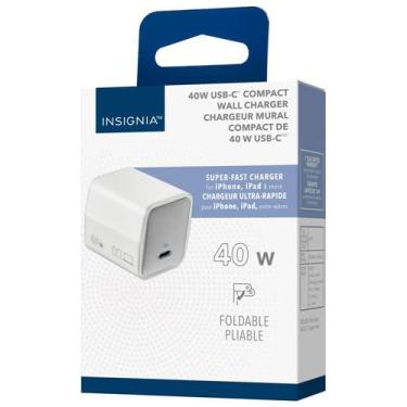 Imagem de INSIGNIA Cabos USB, carregamento de alta velocidade de 20 Gbps e sincronização de dados, nylon trançado, compatível com MacBook, laptop, iPhone, iPad, Android (acessórios, acessório de parede USB-C