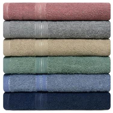 Imagem de Jogo de Toalha de Banho 6 peças Camesa Celeste Ecoblend 370g/m²