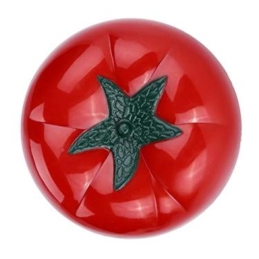 Imagem de GLOGLOW Temporizador Mecânico de Cozinha, Em Formato de Tomate, Vermelho, 60 Minutos, Sem Necessidade de Bateria, Material ABS, para Cozinhar e Assar Utensílios de Cozinha (Tamanho grande 7,2*5,5cm)