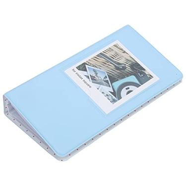 Imagem de GLOGLOW Álbum de Exibição Álbum de Fotos de PVC de 64 Bolsos para Câmeras SQ20 SQ10 SQ6 SP-3, Portátil, Durável, Material PU, Contém 64 Fotos para Câmeras SQ20 SQ10 SQ6 SP-3, Portátil, Durável, PU (Azul)