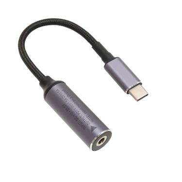 Imagem de Ymiko Cabo de Carregamento Dc 4.0mm X 1.7mm Fêmea para Usb C Macho, Cabo de Alimentação de 100w para Telefones, Tablets, Laptops, Compatível Com Dispositivos Usb C