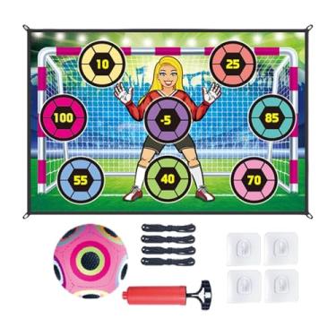 Imagem de Fiocias Jogo de Futebol de Brinquedo com Alvo para Festa, Ideal para Praticar a Precisão No Futebol Americano. Acessórios Interativos para Festas No Parque, Style D