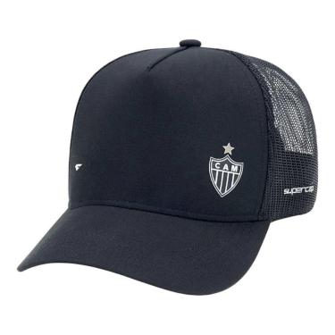 Imagem de Bone Atlético Mineiro Trucker Silk Frente Esquerda Microfibra U-Unissex