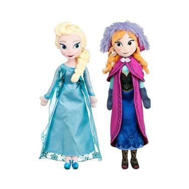 Imagem de Boneca De Pelúcia Da Princesa Anna Elsa Do Anime Frozen De 40-50cm, Br