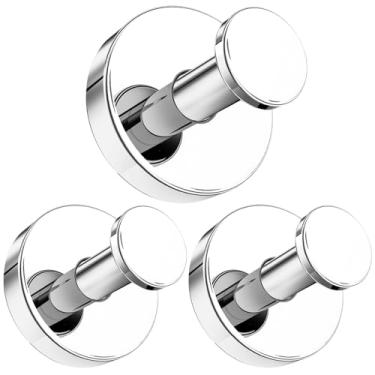 Imagem de KaloTidy Ganchos resistentes com ventosa para chuveiro, banheiro, vidro, azulejo liso – impermeável, à prova de ferrugem, removível, fixação forte, ganchos sem perfuração para toalhas, bucha, roupões